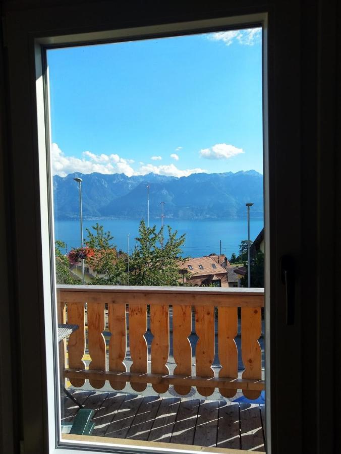 "Les Echalas" Chalet Independant Avec Cuisine En Lavaux Unesco Chexbres Exterior foto