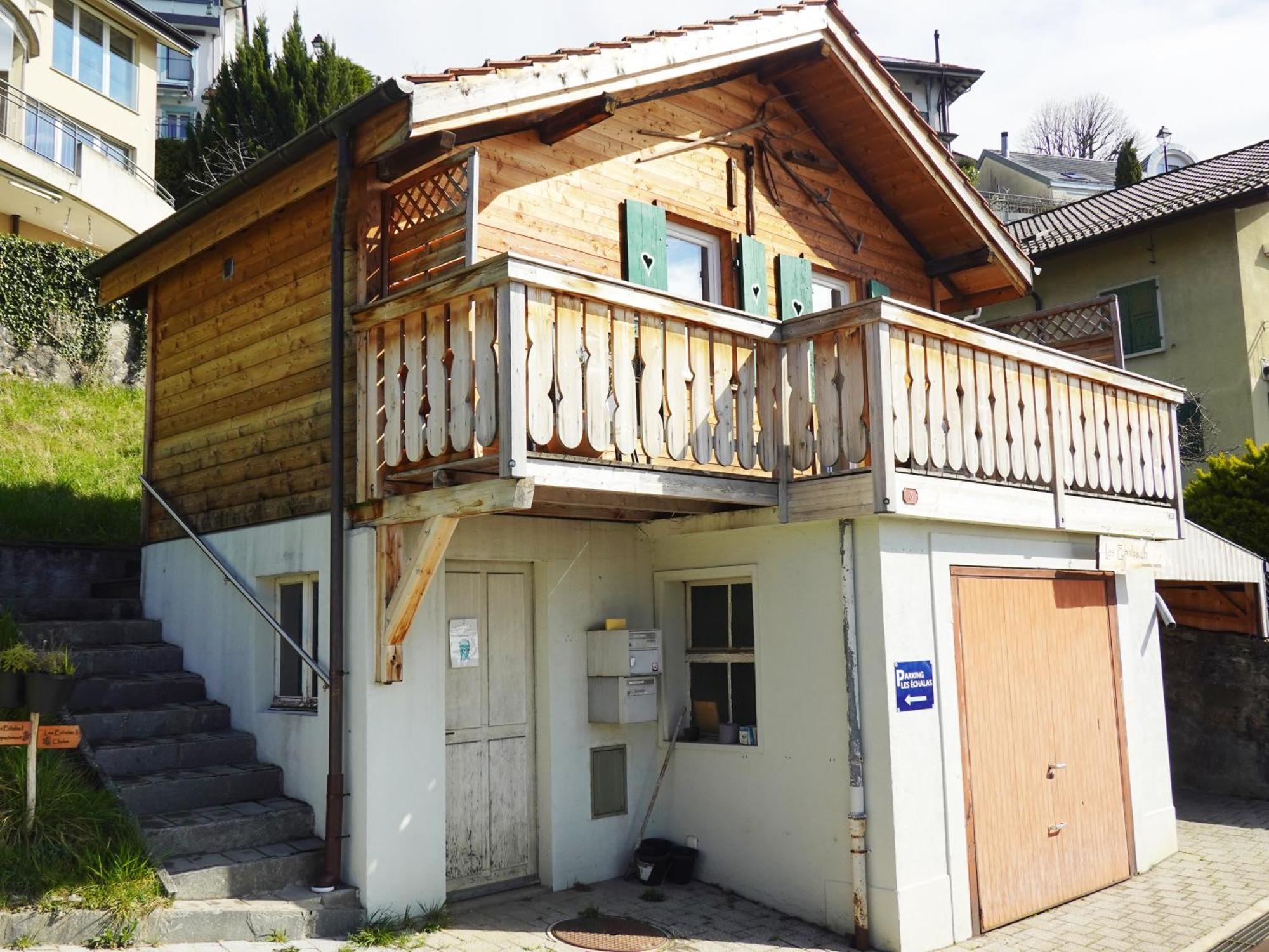 "Les Echalas" Chalet Independant Avec Cuisine En Lavaux Unesco Chexbres Exterior foto